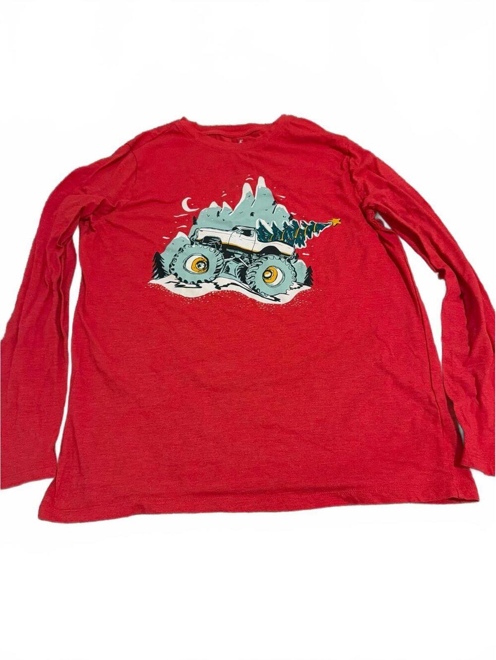 Cat & Jack Boys XXL Husky Red Long Sleeve Shirt - Kids